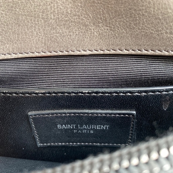 🌷sold on IG🌷Saint Laurent Gray Medium College - Picture 11 of 16